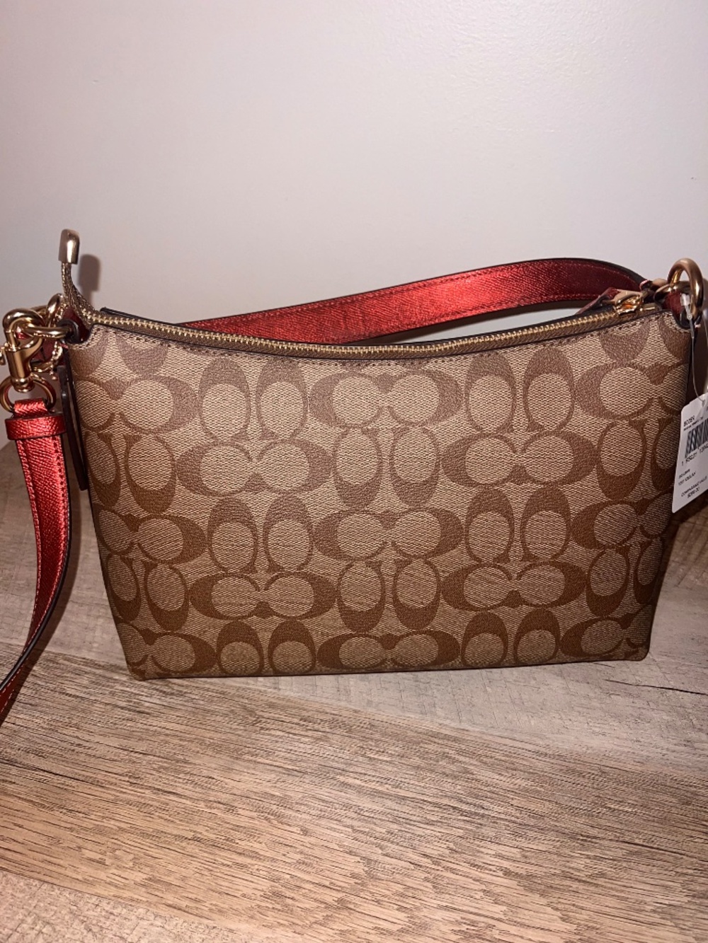 Coach Bag with Colored Lining - Picture 2 of 6